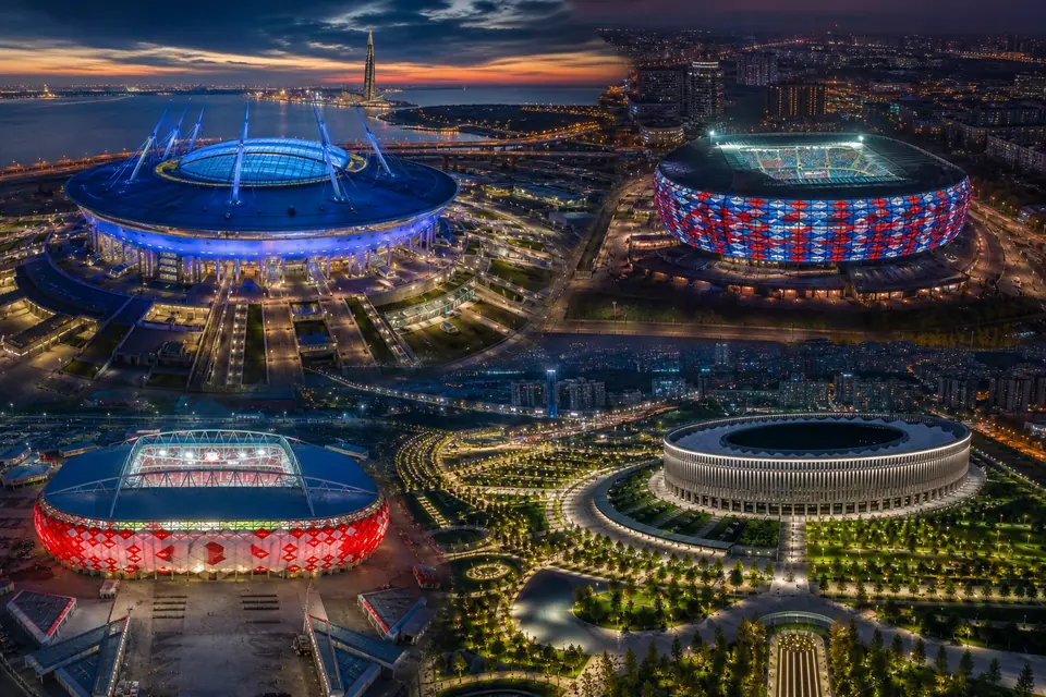 RPL stadium aerial view