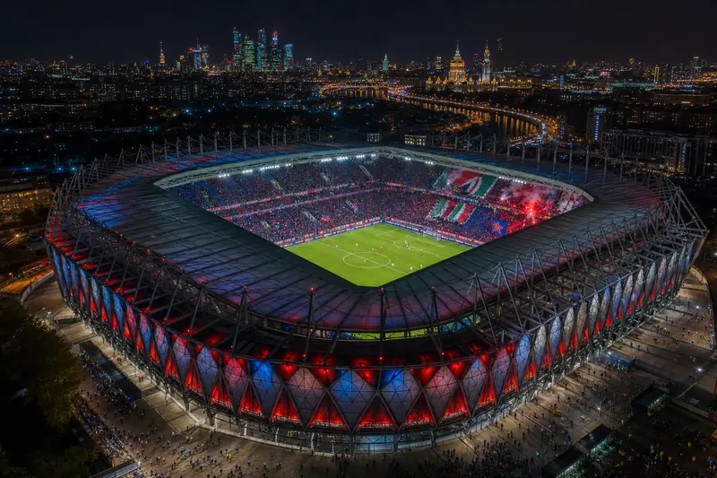 Moscow football stadium