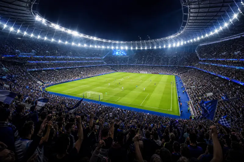 Champions League stadium atmosphere